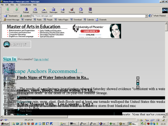 Netscape.com con NN4